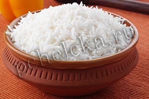 Миска с рисом Зёрна риса